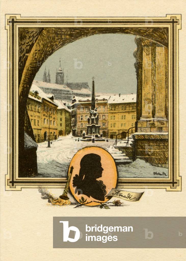 Mozart's Prague Silhouette portrait