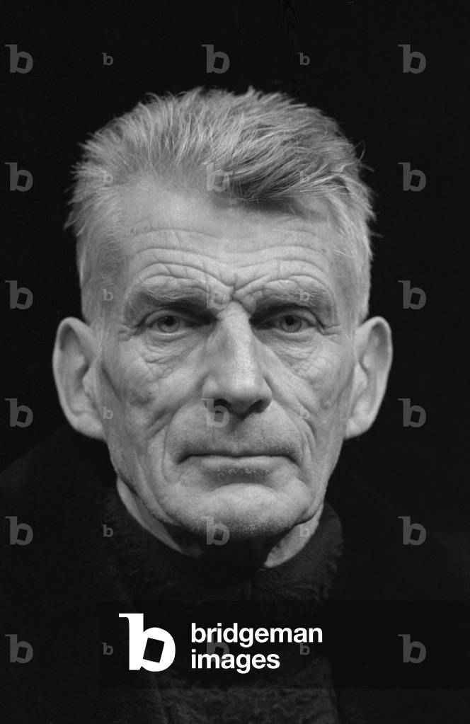 Image of Samuel Beckett at the Royal Court Theatre, London in January