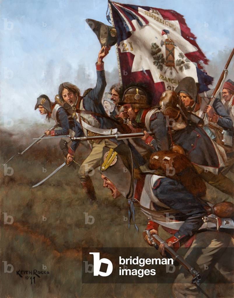 Die 32. Halbbrigade, „La Brave“, 1796, 2011 (Öl auf Karton)