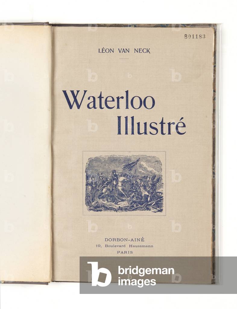 'Waterloo Illustrated', by Léon van Neck, c.1904 (engraving)