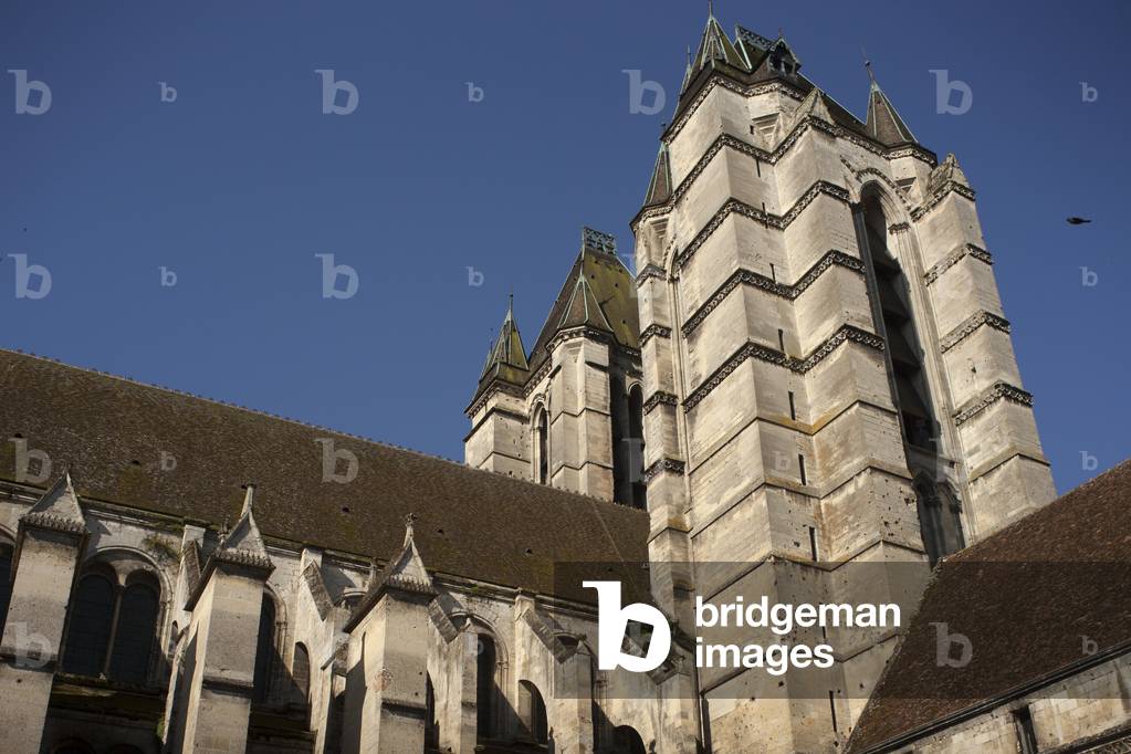 Cathedral (Cathédrale Notre-Dame). Exterior. North. The tower.