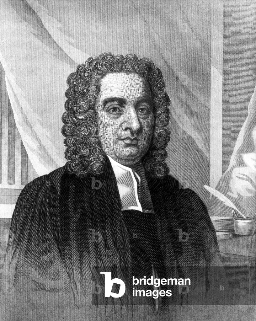 Jonathan Swift, satirico ed ecclesiastico inglese (incisione)