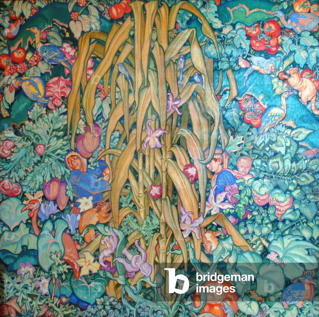 Immagine di Dipinto "British Empire Panel 7" 1930 di Frank Brangwyn