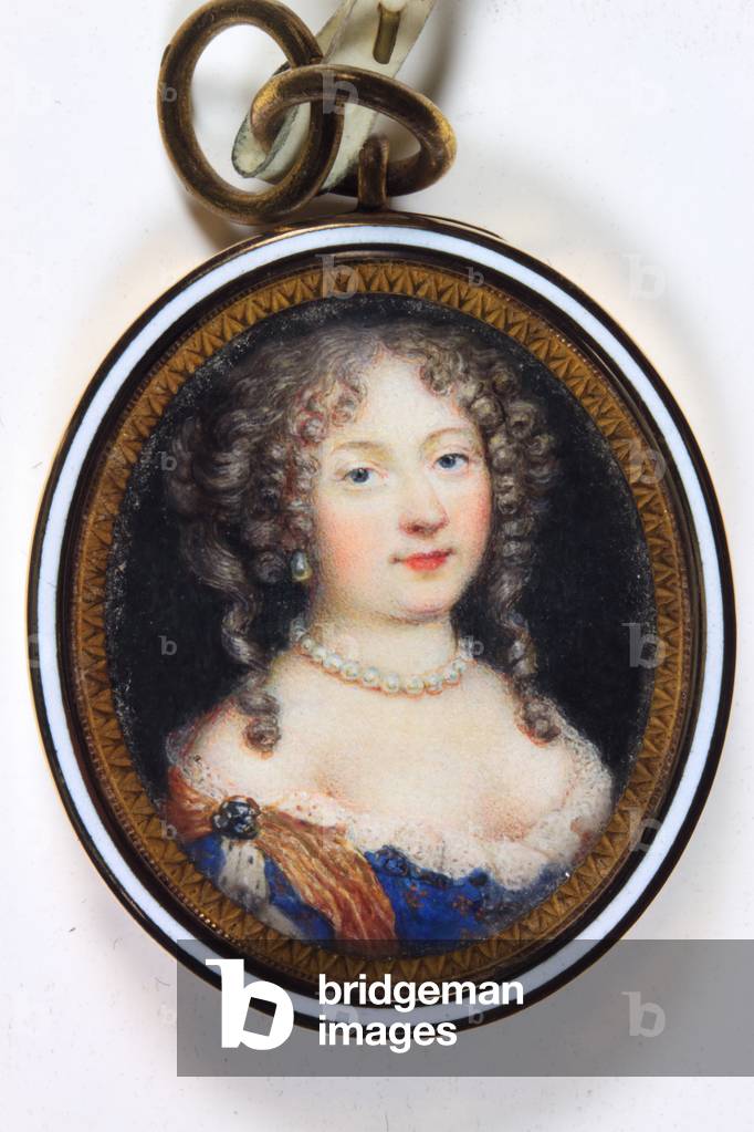 Elisabeth-Charlotte de Baviere, Duchesse D'Orleans (emailliert)