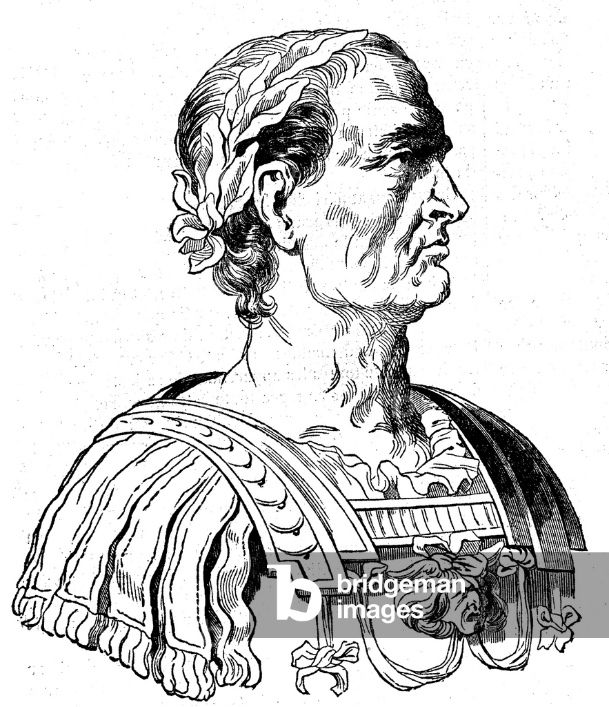 Julius Caesar, 1837 (engraving)