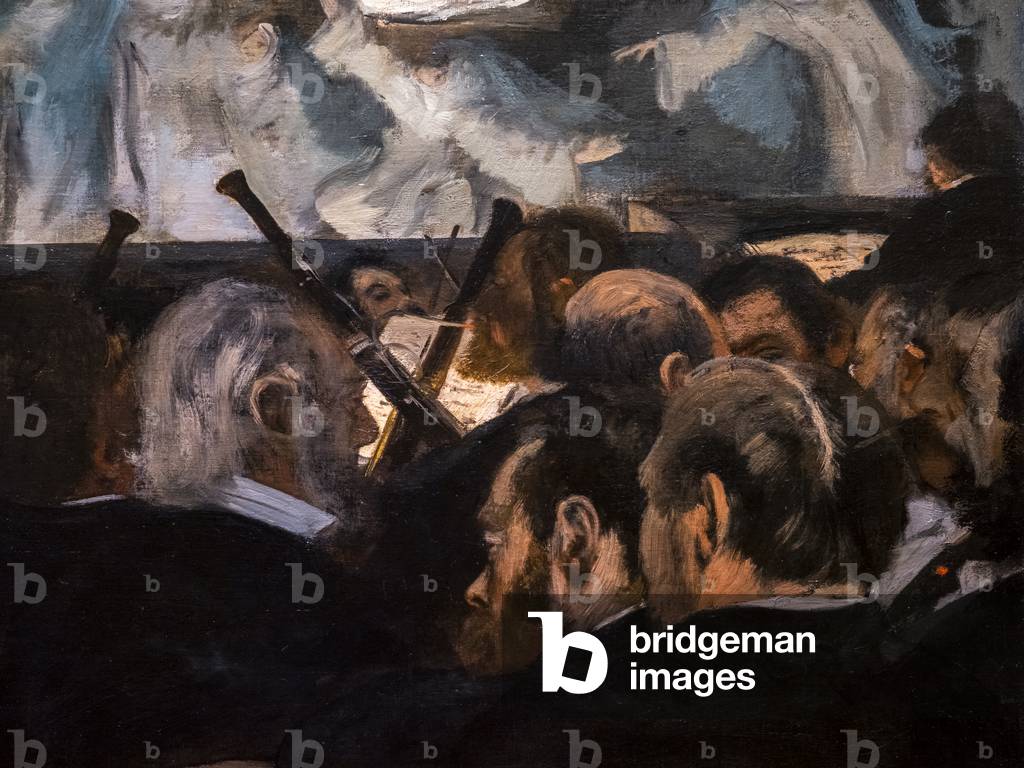 Image of Painting depicting Ballet of Robert the Devil (detail). 1876. Oil on canvas. 1876 by Edgar Degas