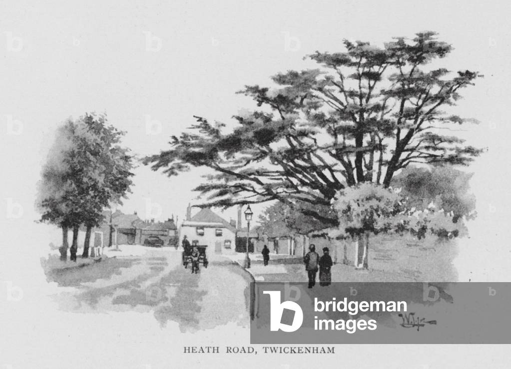 Heath Road, Twickenham (litho)