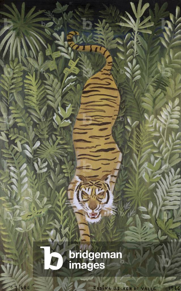 Bild von Gemälde "Tiger" 1966 von Rosina Becker de Valle