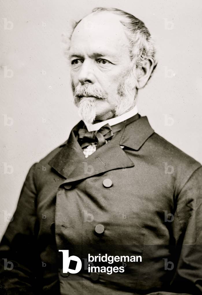 Ritratto del Gen. Joseph E. Johnston, ufficiale dell'Esercito Confederato 1863 (foto)
