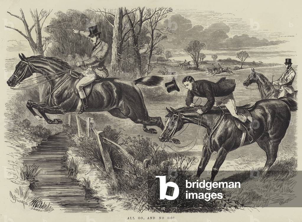 "All Go" 1881 di John Sturgess, b/w
