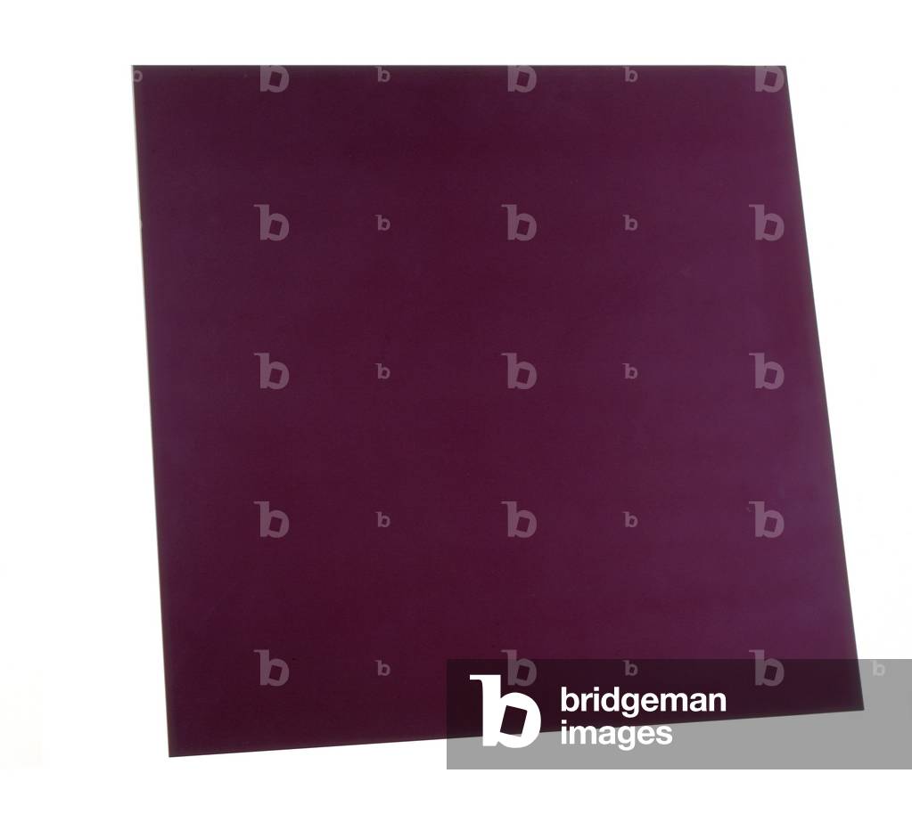 Dark Red-Violet Panel (acrylic lacquer on aluminum) by Ellsworth Kelly