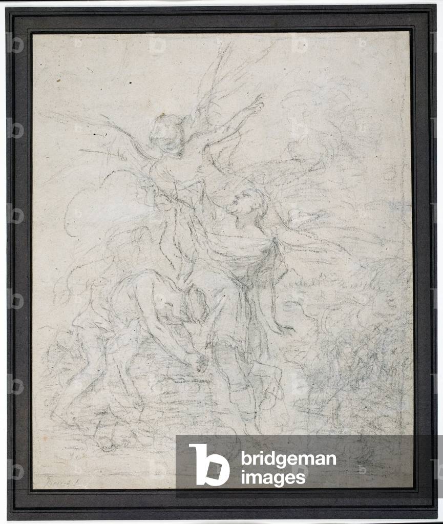 "Opfer von Isaak", 1720s von Francois Boucher