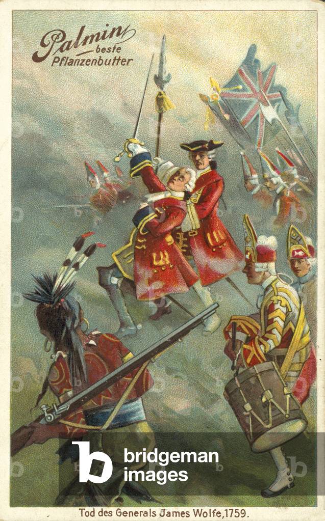 Image of Famous moments from American history (colour litho) by