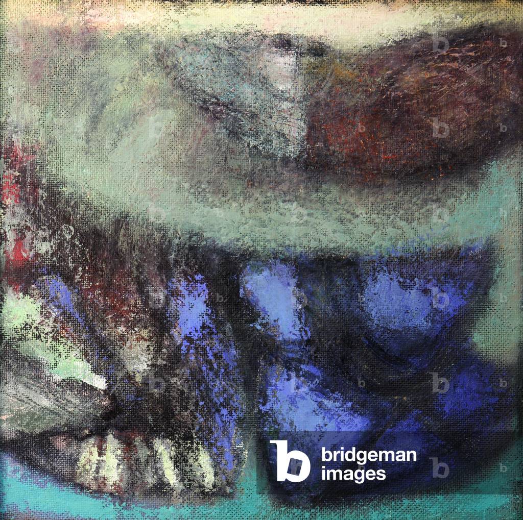 Engel besucht ein Schiffswrack, 1990 (Öl an Bord)