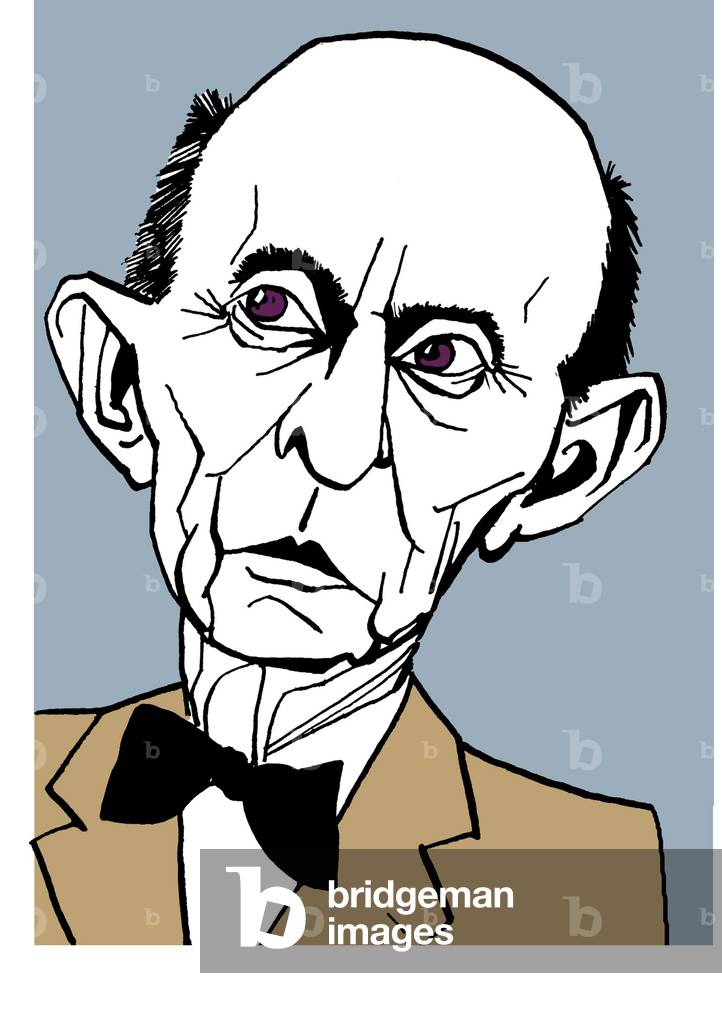 Arnold Schoenberg, caricatura