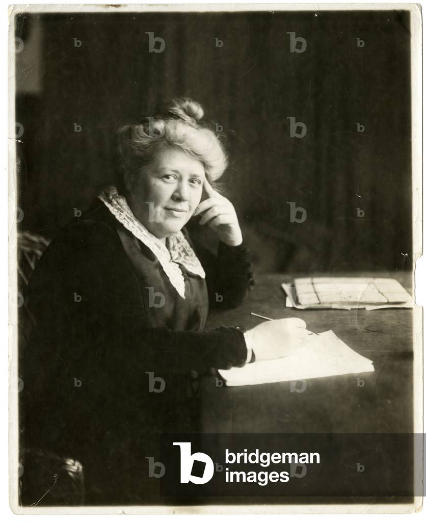 Bild von Fotografie "Jane Martin" 1905 von Jessie Tarbox Beals, b/w