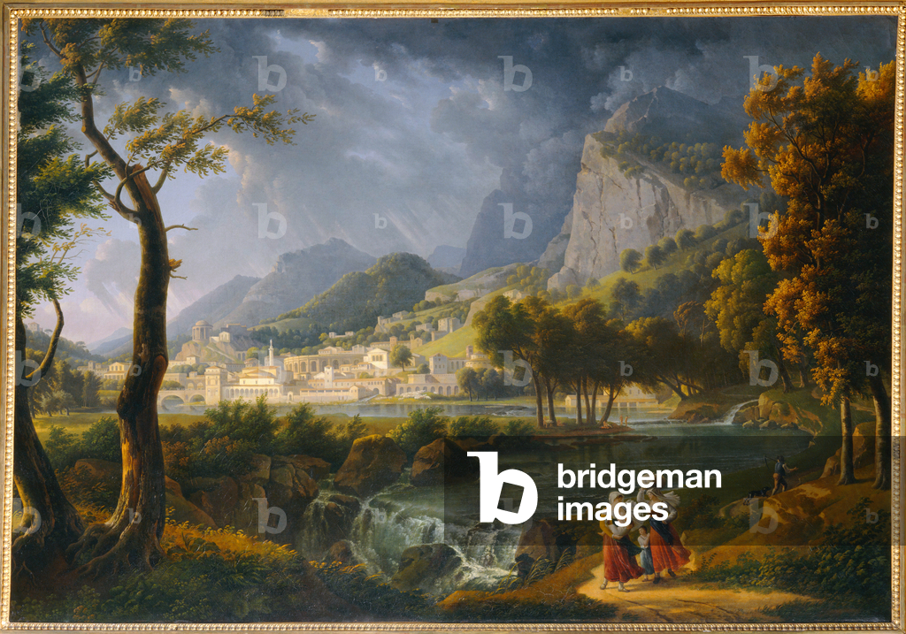 Image de Peinture représentant Paysage composé d' après des études faites dans les Alpes et en Italie - Imagin