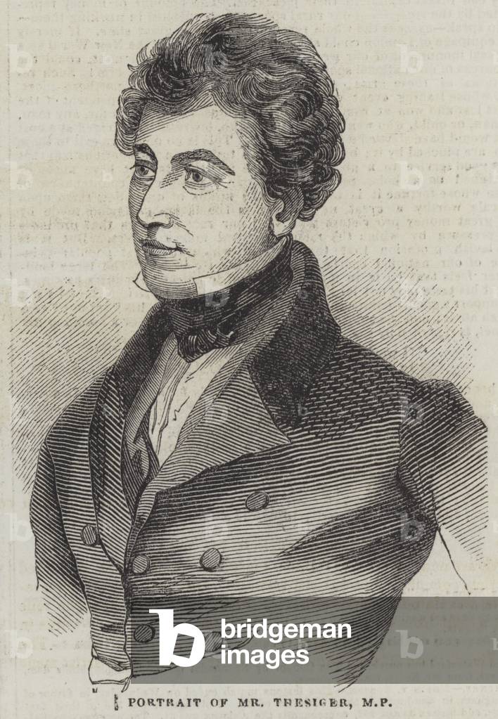 Porträt von Herrn Thesiger, MP (Gravur)