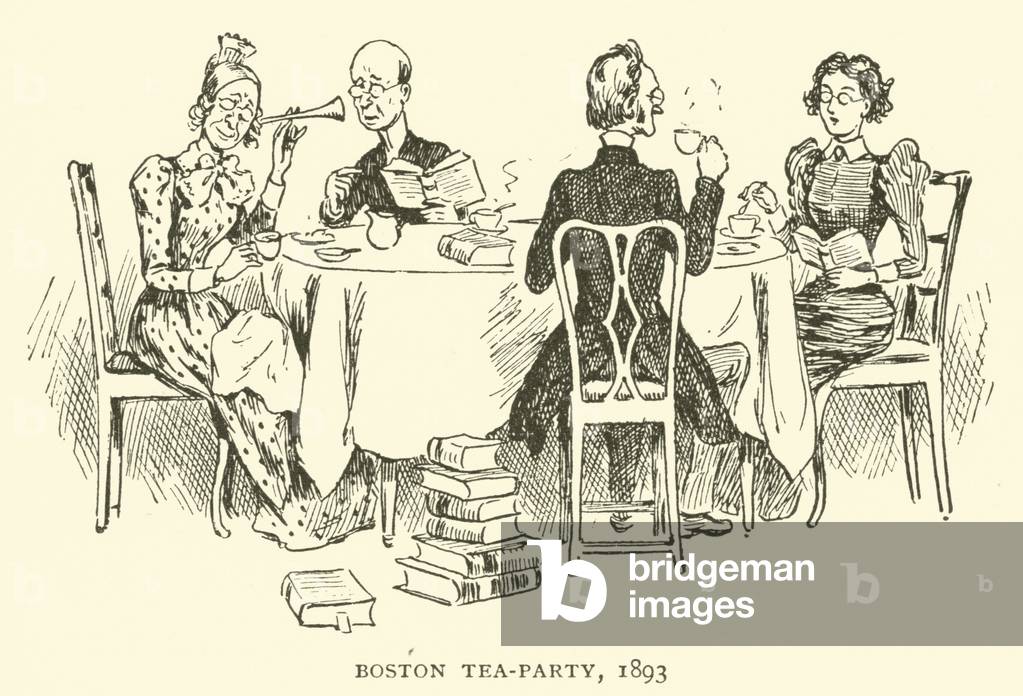 Boston Tea-Party by Frederick Burr Opper, b/w