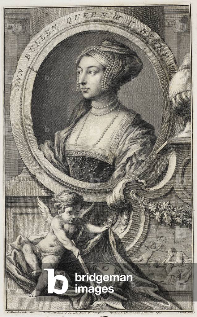 Ritratto di Anna Bolena (1501-36). Regina inglese