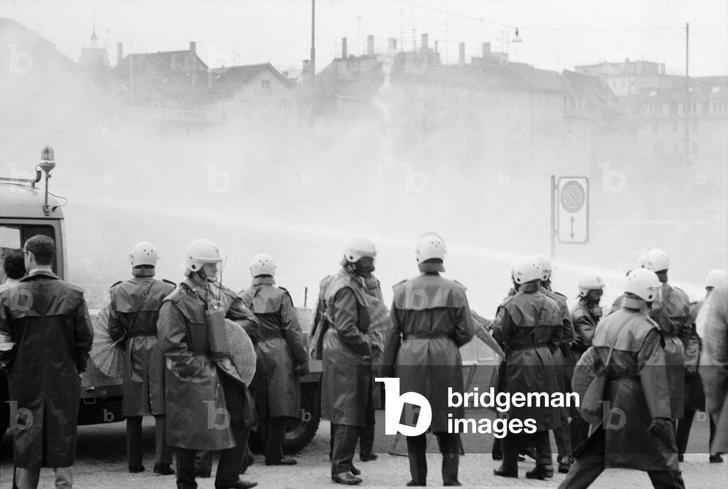 Heavy Riot Officer Image of Police officers in the heavy riots after the May 1