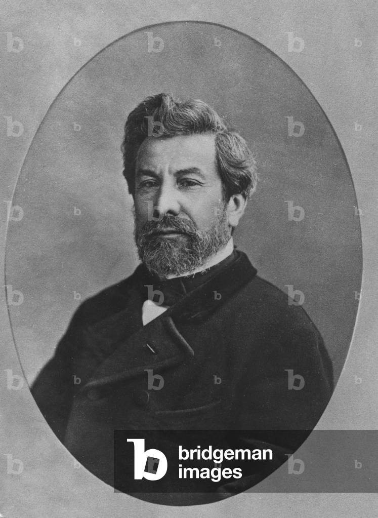 Image of Portrait of FrancoisAmbroiseGermain Gilbert, c.1860 (b/w photo) by French