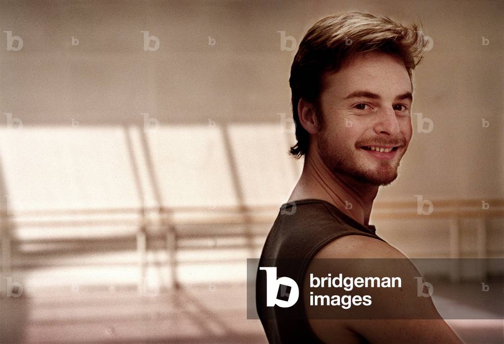 Image de Photographie représentant Christopher Wheeldon en danse par Laurie Lewis, b/w