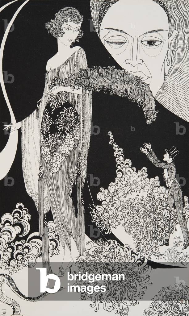 Illustration tirée de 'Rubáiyát d'Omar Khayyam ' 1920 par Ronald Balfour