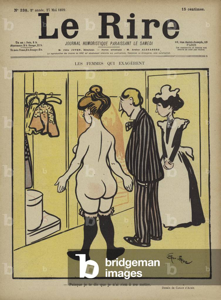 Illustrazione per Le Rire (color lito)