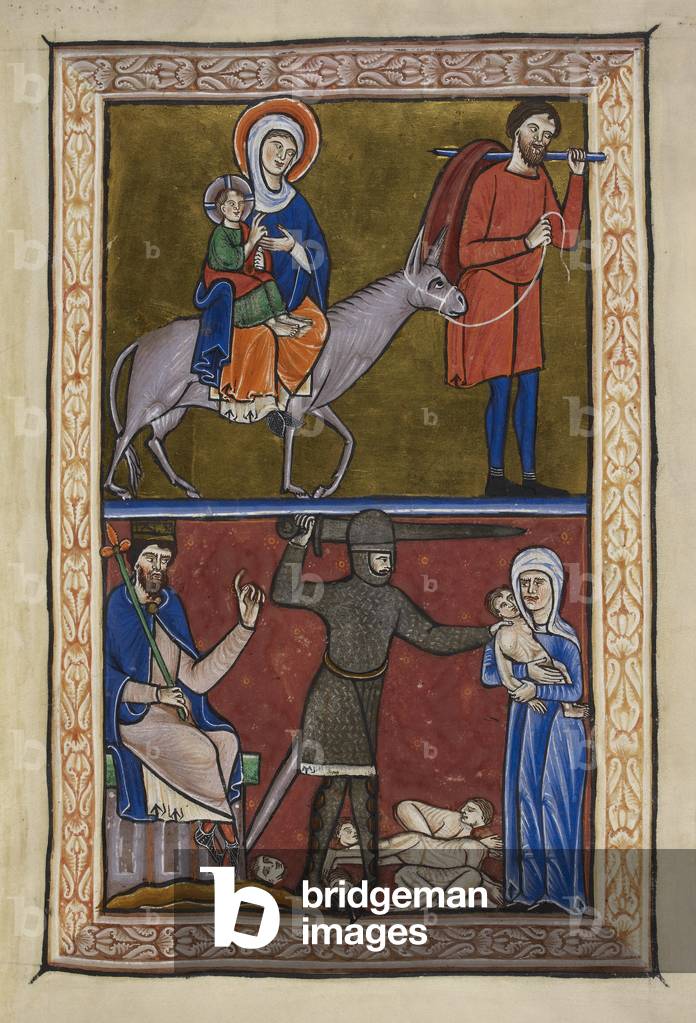 Image of Illumination depicting Flight into Egypt; Massacre of the Innocents