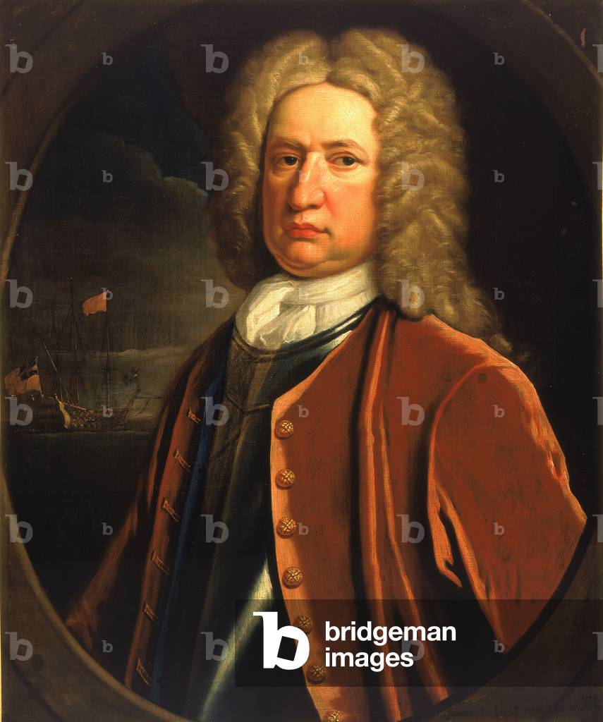 Image of Painting depicting Admiral Sir Charles Wager (1666-1743) 1731 by Thomas Gibson