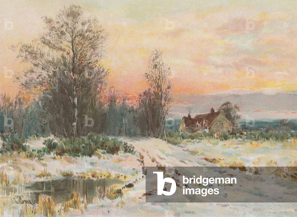 Tutta la terra è ferma ed è a riposo (cromolito)