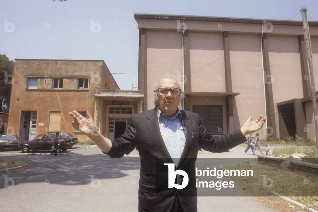 Immagine di Fotografia "Federico Fellini" 1985 di Marcello Mencarini