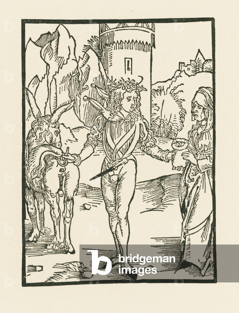 Image of Print depicting Wiben durch gutz willen 1494 by Albrecht Dürer or Duerer