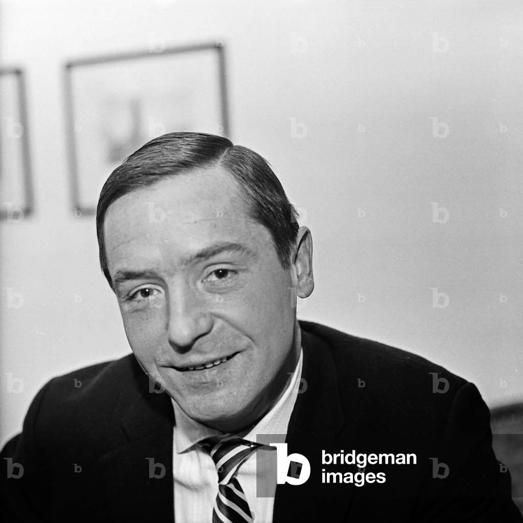 German actor and audio drama speaker Jochen Schenck, b/w