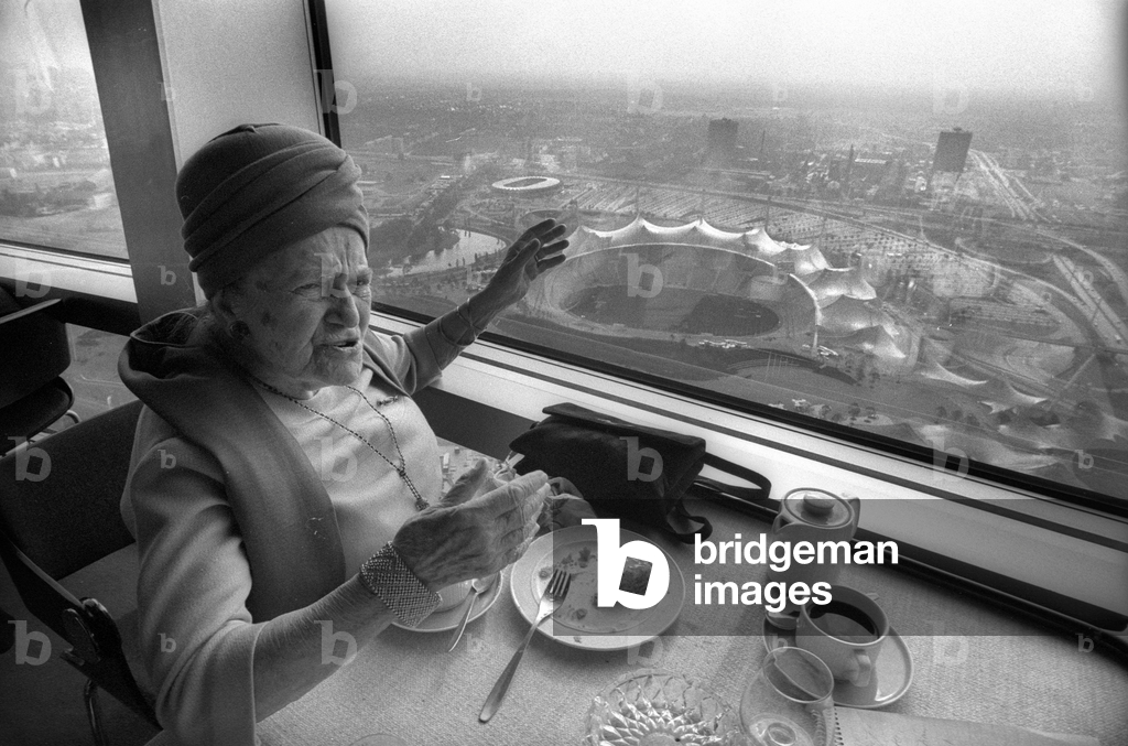 Image of Elsa Wagner 1881 1975 Actress, interview on Olympic tower in