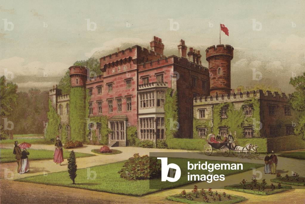 Hawarden Castle (Chromolitho)
