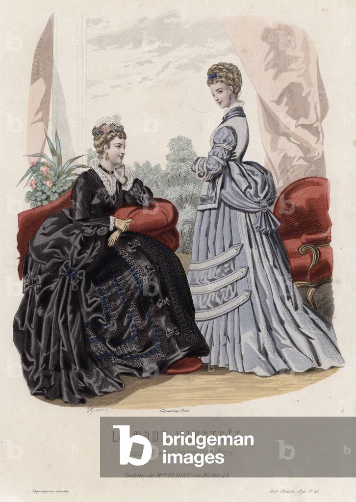 Image de Gravure représentant Plaque de mode française 1801 par French School