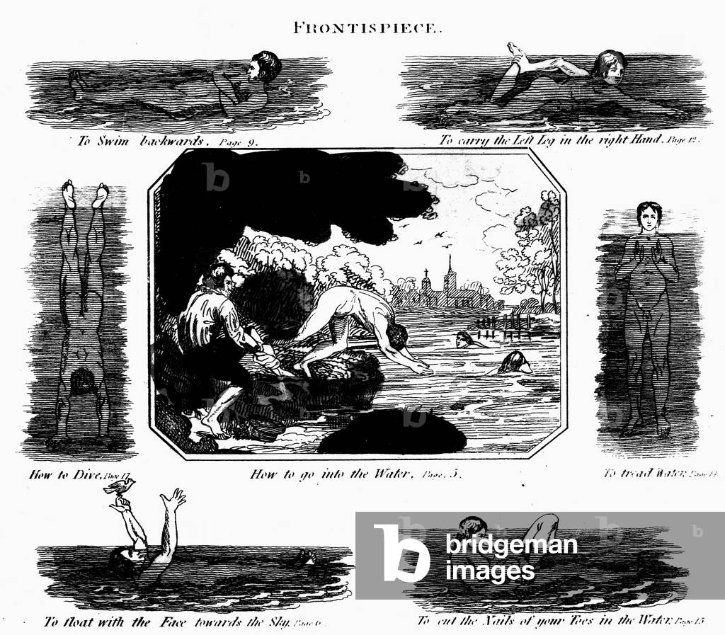 Image of THE ART OF SWIMMING Frontispiece to 'The Art of Swimming,'