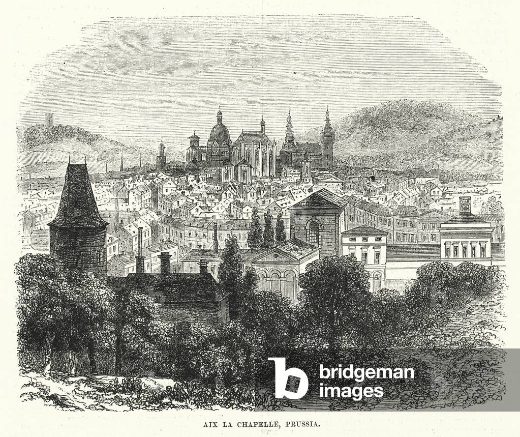 Aix la Chapelle, Preußen (Gravur)