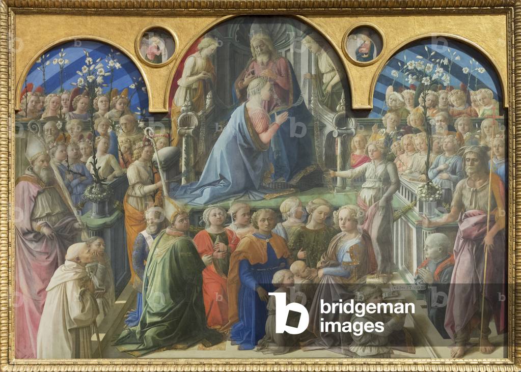 Image of Painting depicting Coronation of the Virgin 1439 by Fra Filippo Lippi