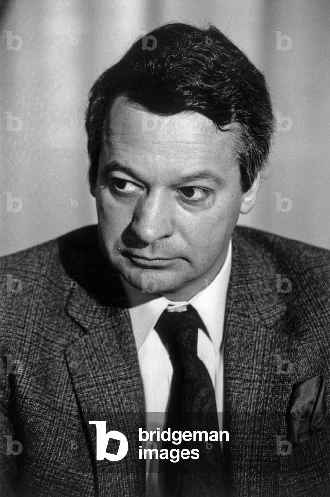Bild von Fotografie "Jean Pierre Stirbois (1945 1988) französischer Politiker 12. März 1987 (s/w Foto)" 1987, 