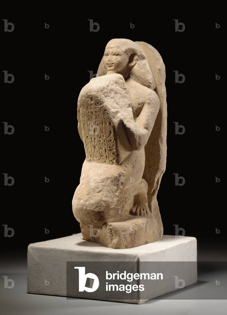 "Statua stelofora di Amonhotep" -1450 di Egyptian 18th Dynasty