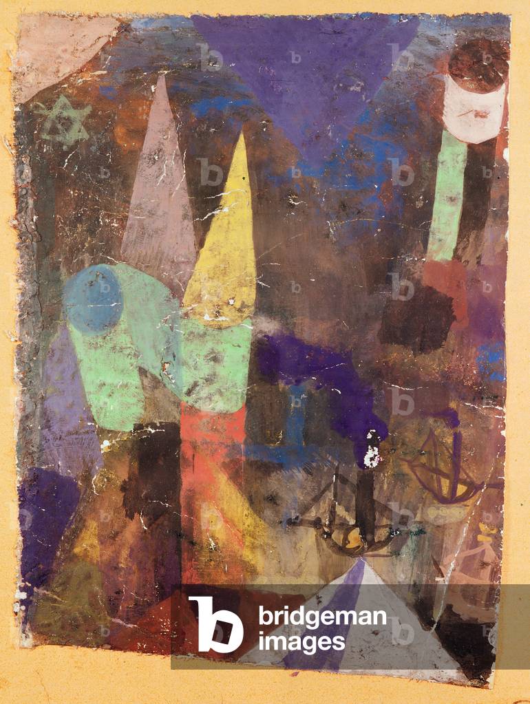 Image of Drawing depicting The Port by Night 1917 by Paul Klee