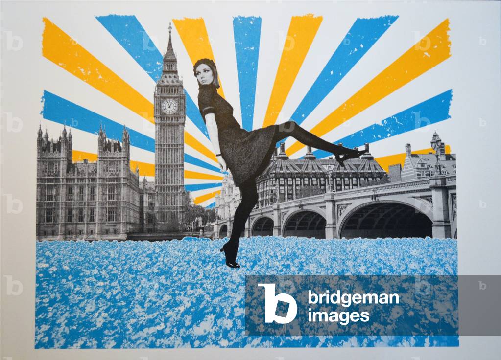 London Stride, 2018 (Siebdruck)