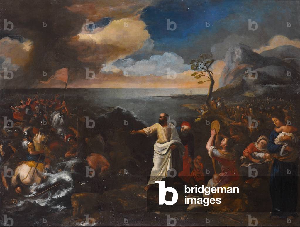 Die Kreuzung des Roten Meeres (Öl auf Leinwand)