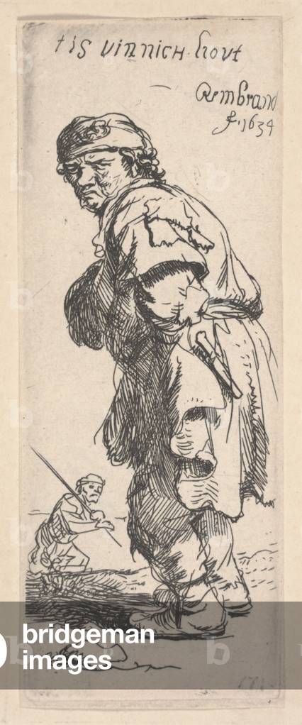 Mendicante che parla, 1634 (incisione)