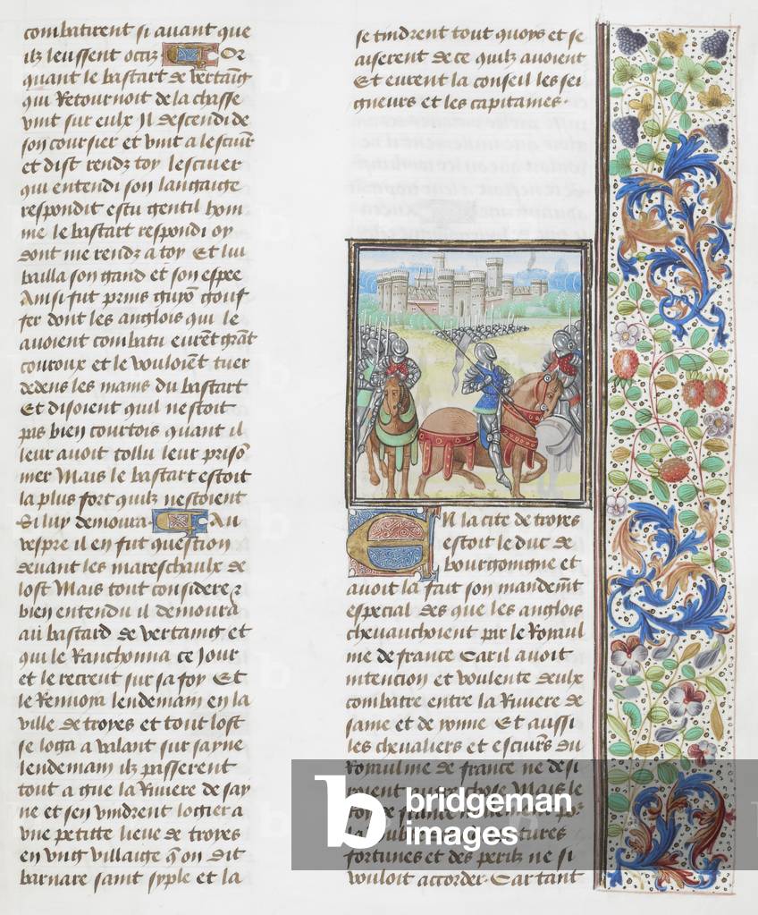 Parata di truppe inglesi prima di Troyes.