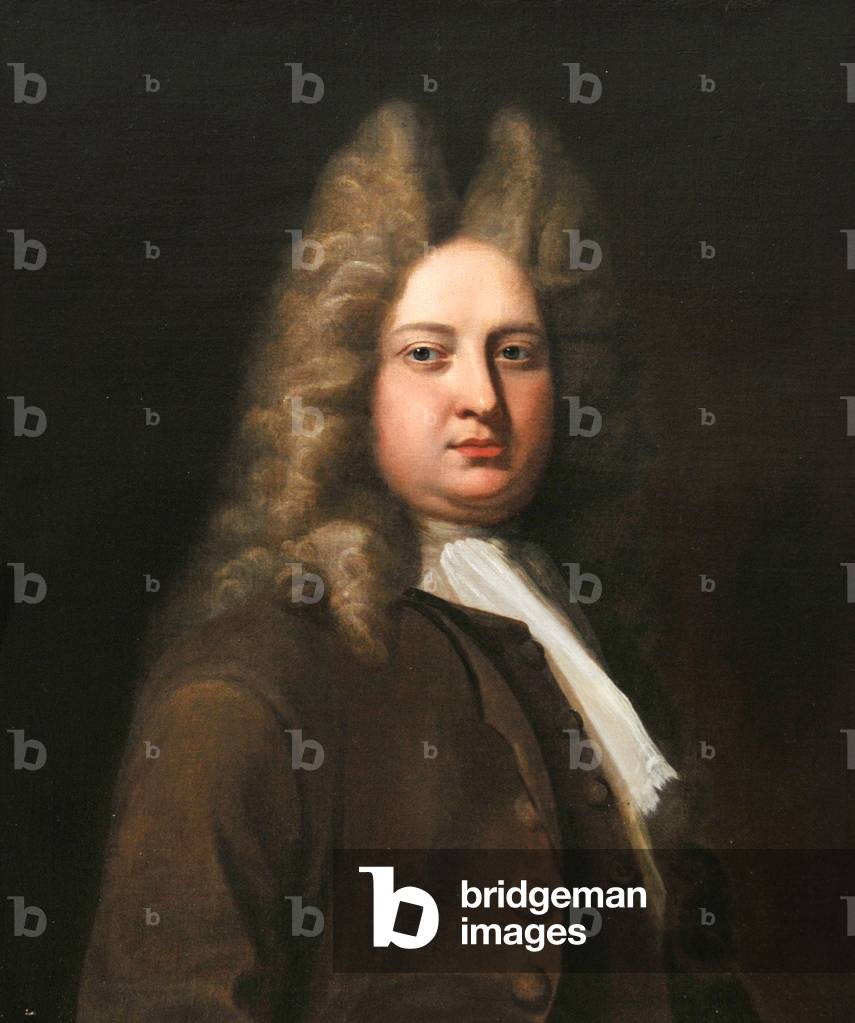 Image de Peinture représentant Un homme inconnu par English School, b/w