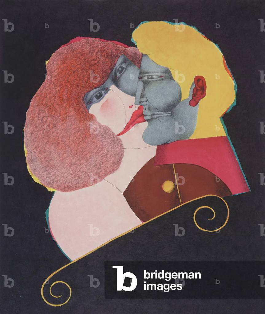 "Kiss", 1971 von Richard Lindner